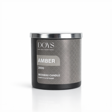 DOYS AMBER BEESWAX CANDLE