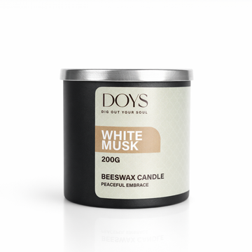 DOYS WHITE MUSK BEESWAX CANDLE